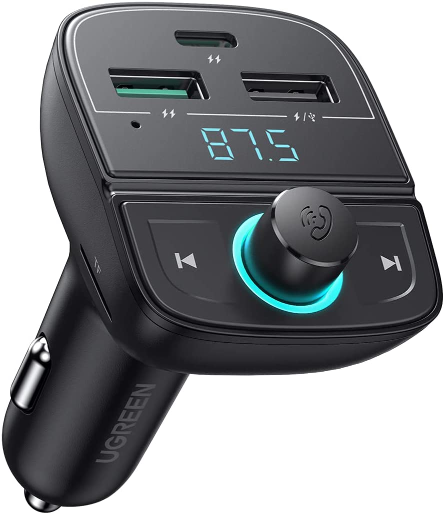 UGREEN Bluetooth FM Transmitter Auto Radio Adapter